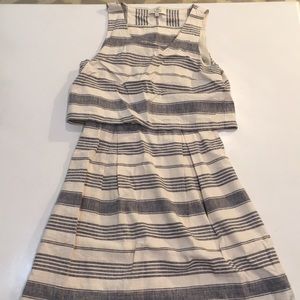 Open back like new linen dress